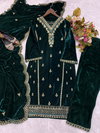 LG 1199 Heavy Viscose Velvet Embroidery Readymade Suits
